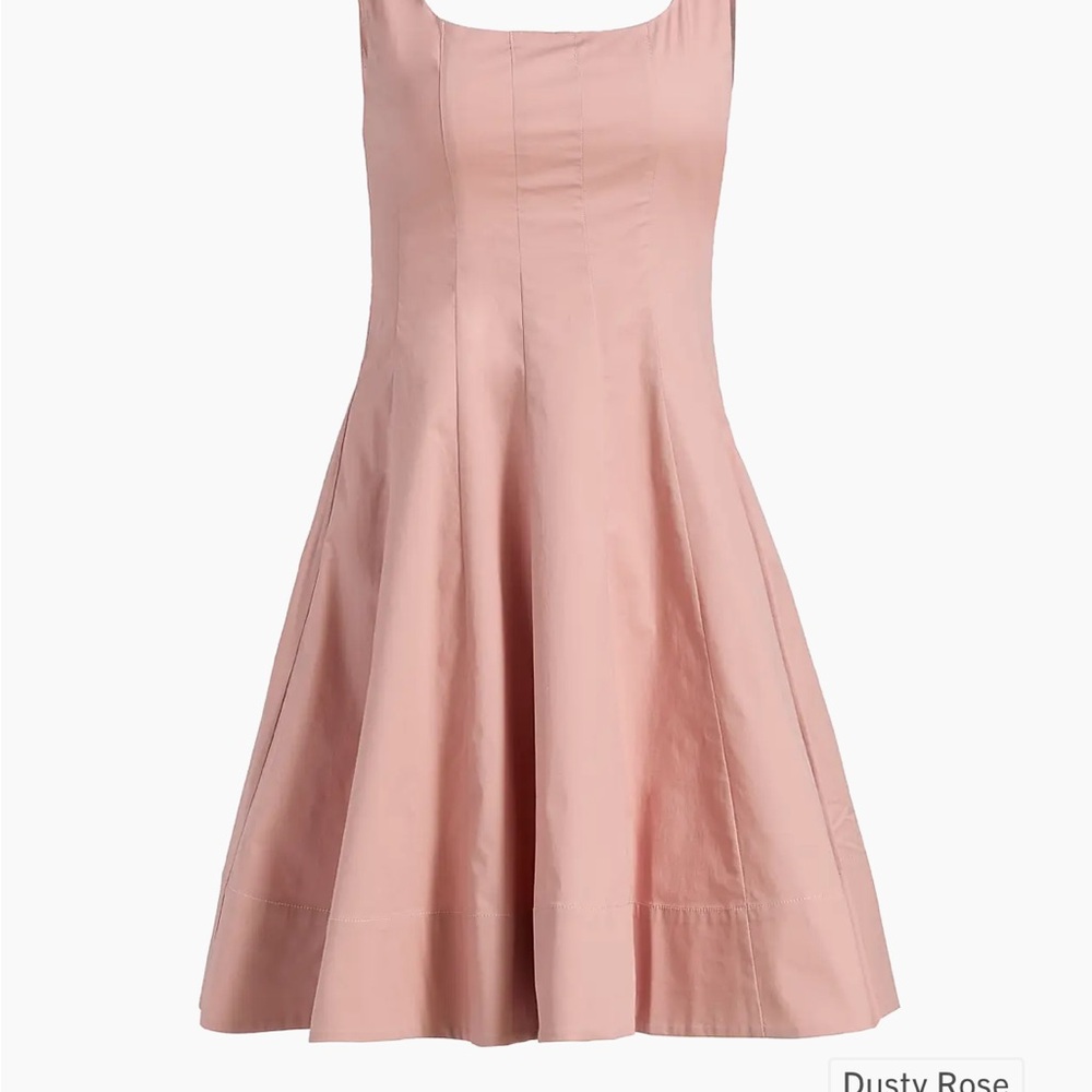 STAUD Dusty Rose Mini Dress